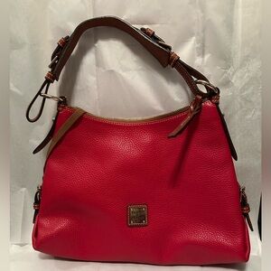 Dooney & Bourke Vibrant Red Pebble Shoulder Bag